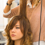 Beaty, hairstyle. Hairdresser salon