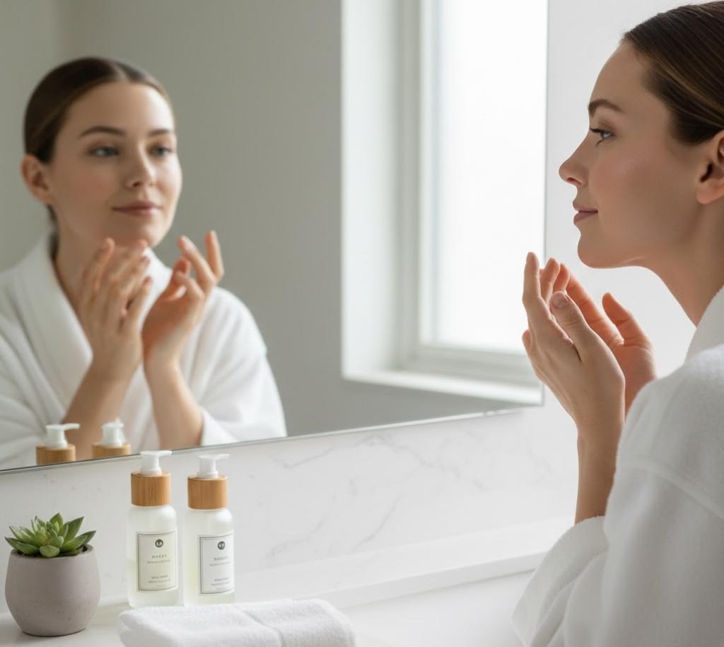 minimalist beauty routine