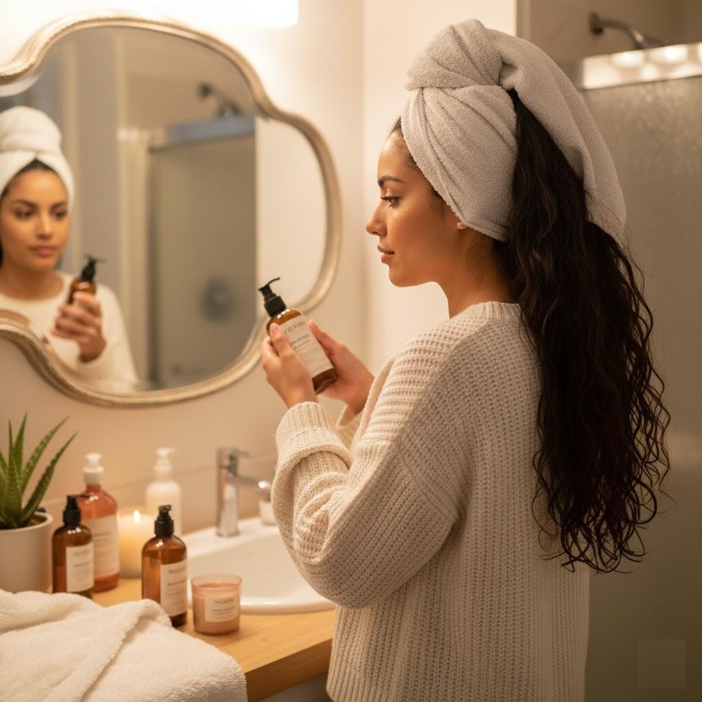 winter hair care routine